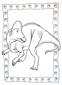 Coloriage De Dinosaure à Imprimer Gratuitement