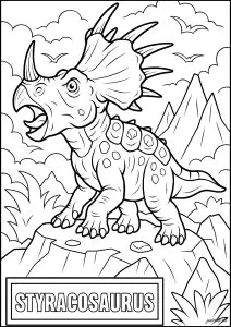 Stegosaurus Sur Un Rocher
