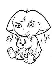 Dora et son nounours