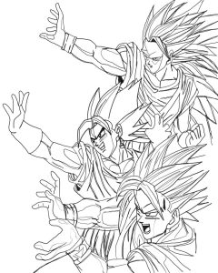 Coloriage dragon ball gratuit 5