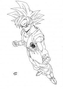 Coloriage dragon ball gratuit 8