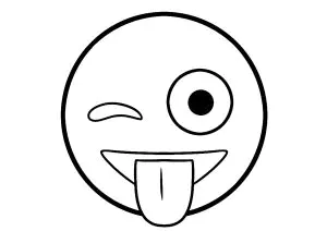 Emoji clin d'oeil   tire la langue
