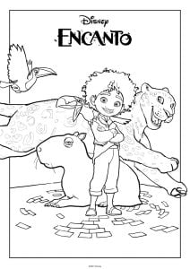 Coloriage enfant encanto 00006