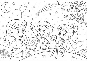 Coloriage enfant ete 875248