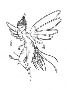 Coloriage De Fées à Imprimer
