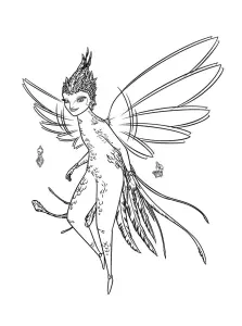 Coloriage De Fées à Imprimer