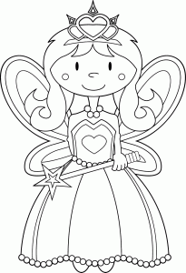 Coloriage De Fées à Colorier Pour Enfants