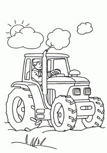 Coloriage De Ferme Pour Enfants