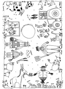 Dessin De Ferme Gratuit à Imprimer Et Colorier