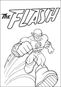 Joli personnage de flash