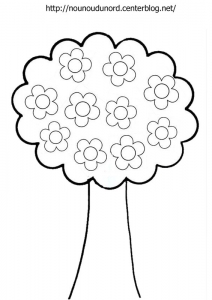Coloriage De Fleurs à Imprimer