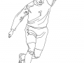 Coloriage de Football à imprimer gratuitement