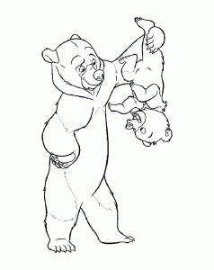 Coloriage frere des ours 3