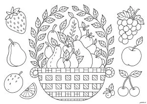 Joli Panier De Fruits