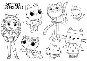 Personnages De Gabby Et La Maison Magique