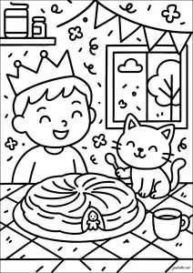 Partage de la galette des rois