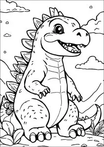 Gozilla a l'air gentil