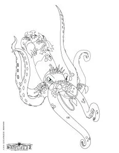 Coloriage de gormiti à télécharger