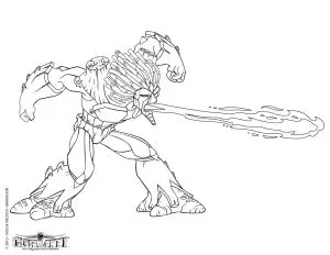 Coloriage De Gormiti Pour Enfants