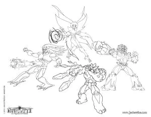 Coloriage De Gormiti à Colorier Pour Enfants