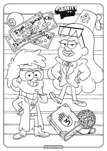 Dipper pines et sa soeur mabel