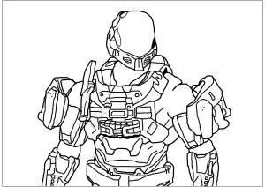 Soldat du jeu vidéo halo