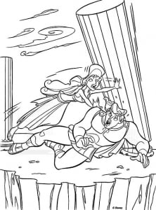 Coloriage De Hercule à Imprimer