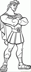 Coloriage De Hercule à Télécharger