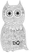 Coloriage De Hiboux à Colorier Pour Enfants