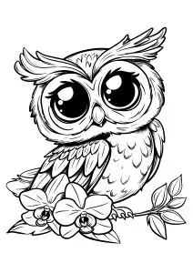 Petit Hibou Aux Grands Yeux Tristes