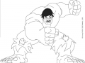 Coloriage de Hulk pour enfants