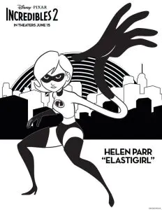 Coloriage à imprimer les indestructibles 2