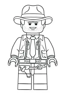 Indiana jones version lego