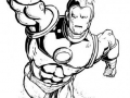 Coloriage de Iron man pour enfants
