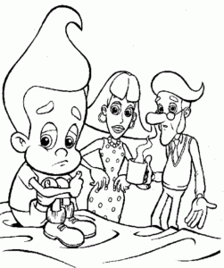 Coloriage de Jimmy Neutron à imprimer