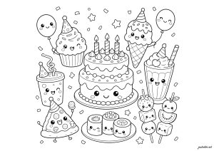La fête des gourmandises joyeuses