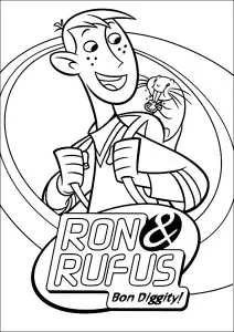 Ron avec son ami rufus