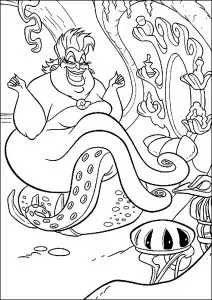 La Méchante Ursula Dans La Mer