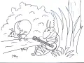 Coloriage De Fables De La Fontaine à Colorier Pour Enfants