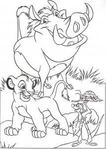 Les Trois Amis Du Roi Lion