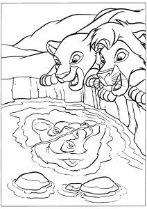 Coloriage le roi lion 00105