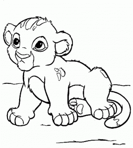 Coloriage le roi lion 8