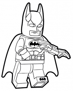 Coloriage enfant lego batman 1