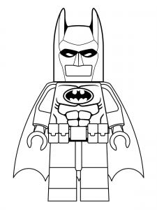 Coloriage enfant lego batman 4