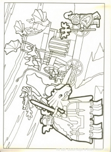 Coloriage De Chevaliers Lego