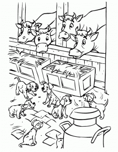 Coloriage De Les 101 Dalmatiens à Telecharger Gratuitement