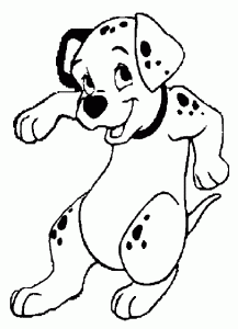 Coloriage de Les 101 Dalmatiens pour enfants