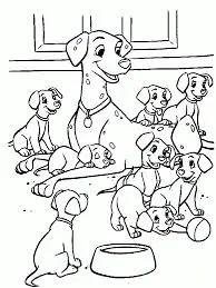 Coloriage De Les 101 Dalmatiens à Colorier Pour Enfants