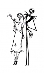Coloriage De L'étrange Noël De Mr Jack à Imprimer