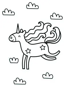 Licorne dans le ciel